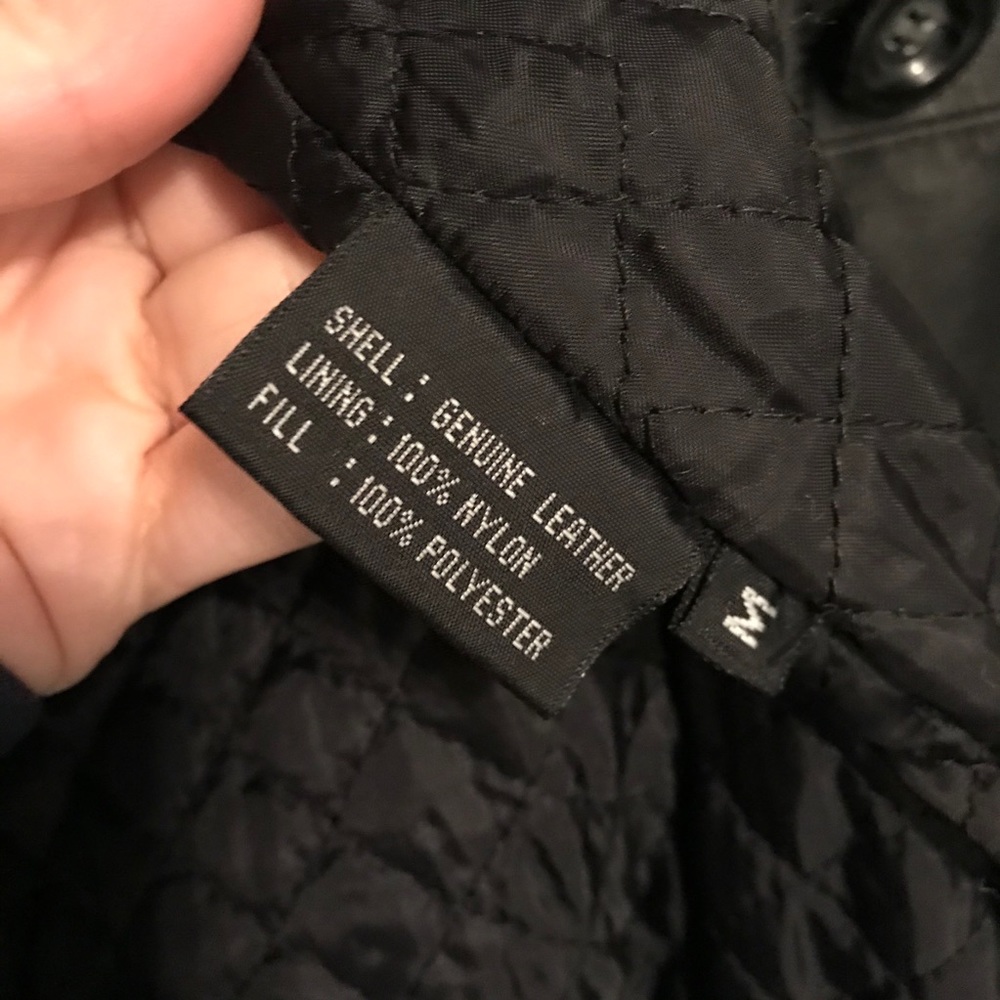 Belted Leather Jacket - image 4